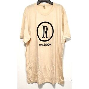 Men’s XL Tan Graphic Tee Redemption Shirt Marijuana Leaf Michigan Short Sleeve